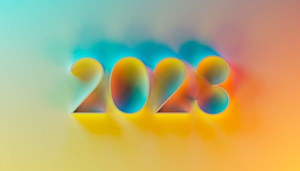 2023 in bright colors