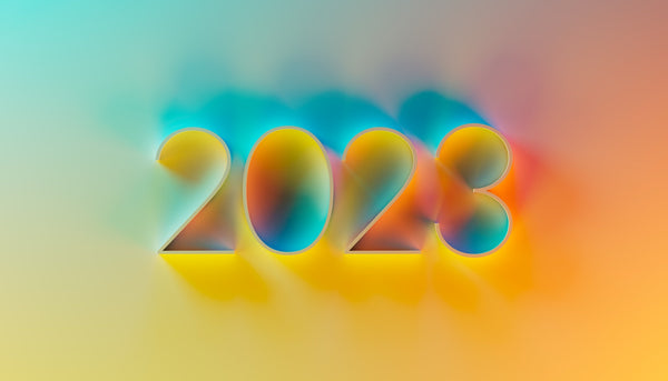 2023 in bright colors