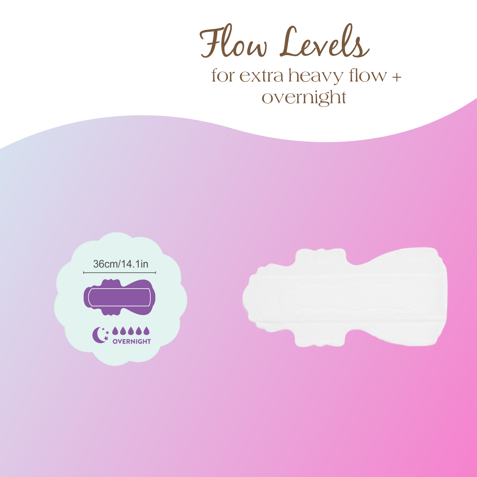 Extra Heavy Flow Bundle| 32ct |Organic Pads