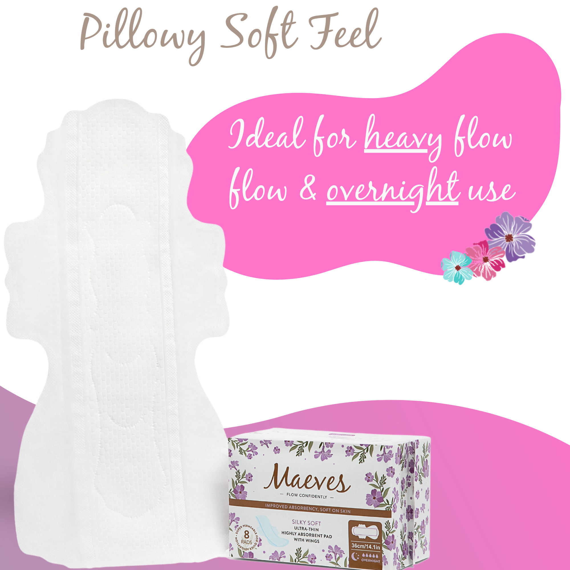 Extra Heavy Flow Bundle| 32ct |Organic Pads